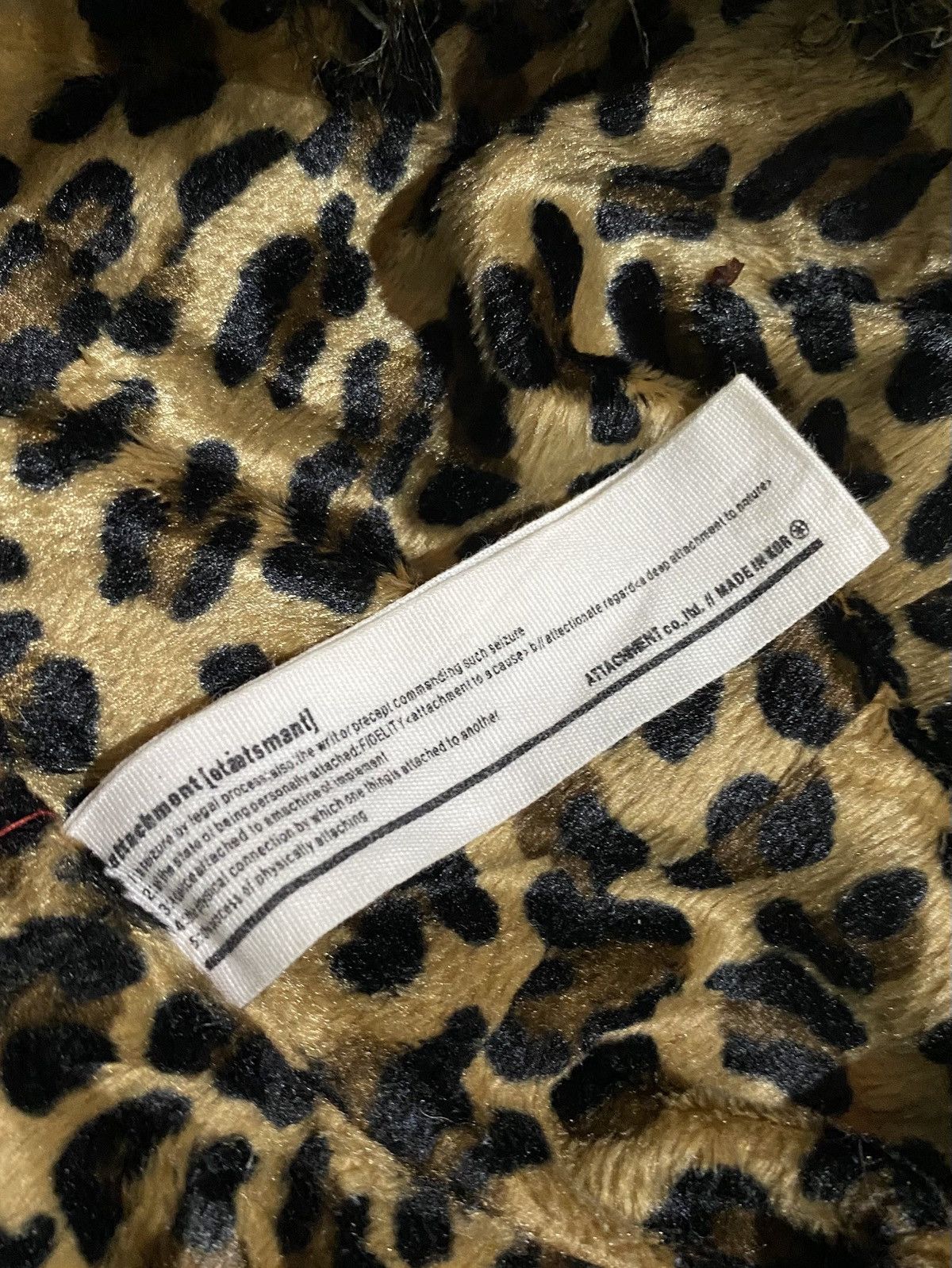 If Six Was Nine × Japanese Brand × Le Grande Bleu (L.G.B.) 💥NEED GONE💥 ATTACHMENT LEOPARD PUNK GOTHIC FUR HOODIES Size US M / EU 48-50 / 2 - 8 Thumbnail