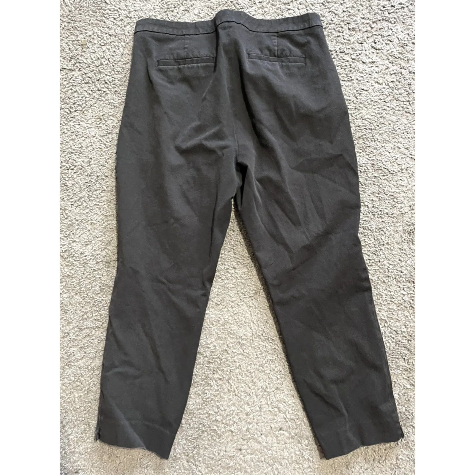 J.Crew J.CREW Martie Pant Dress Pants Women Black 12 EUC Stretchy Regular Size 12 Size 34" / US 12 / IT 48 - 3 Thumbnail