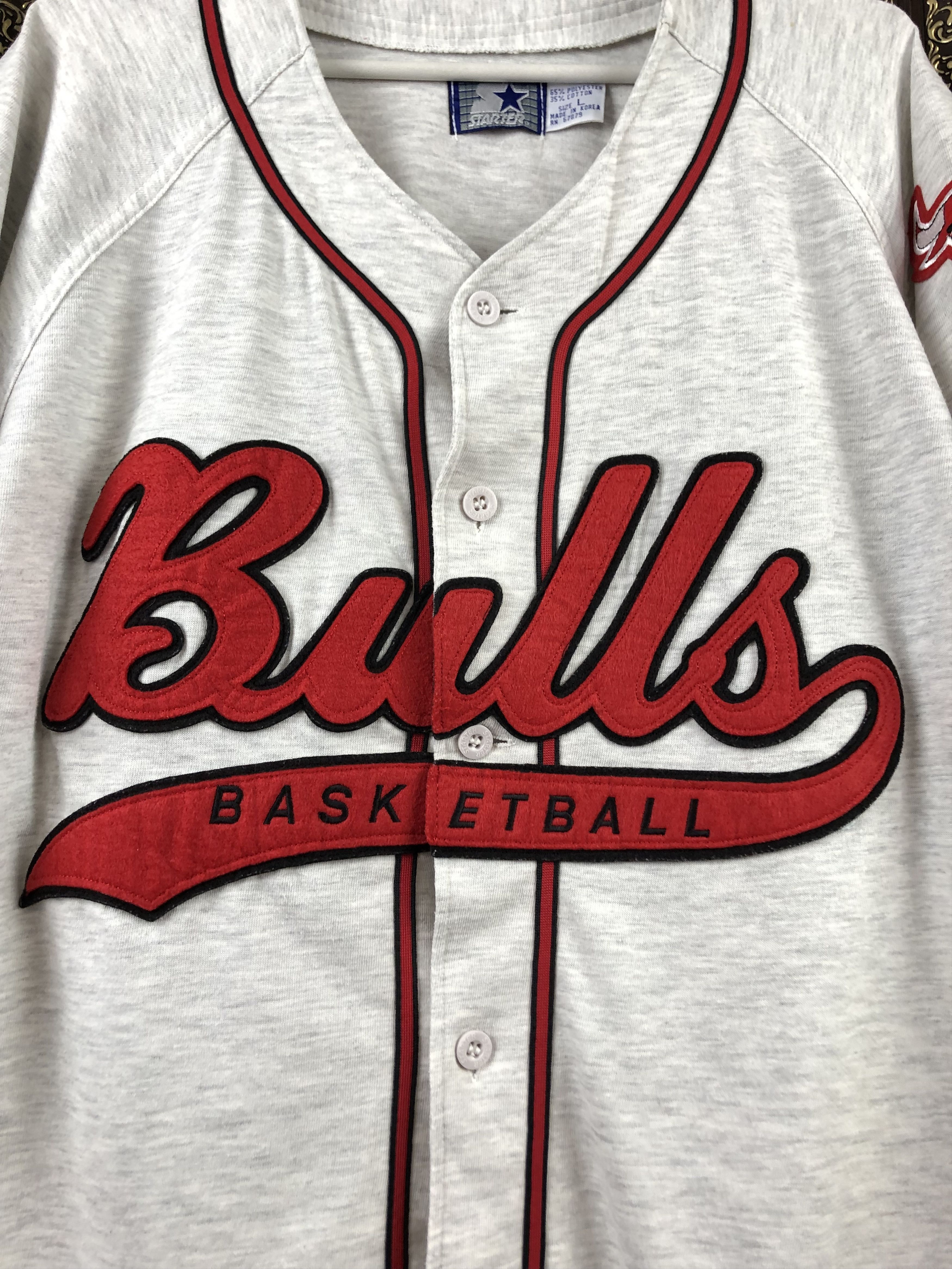 NBA Vintage NBA Chicago Bulls Baseball Jersey Stitched Shirt Size US L / EU 52-54 / 3 - 5 Thumbnail
