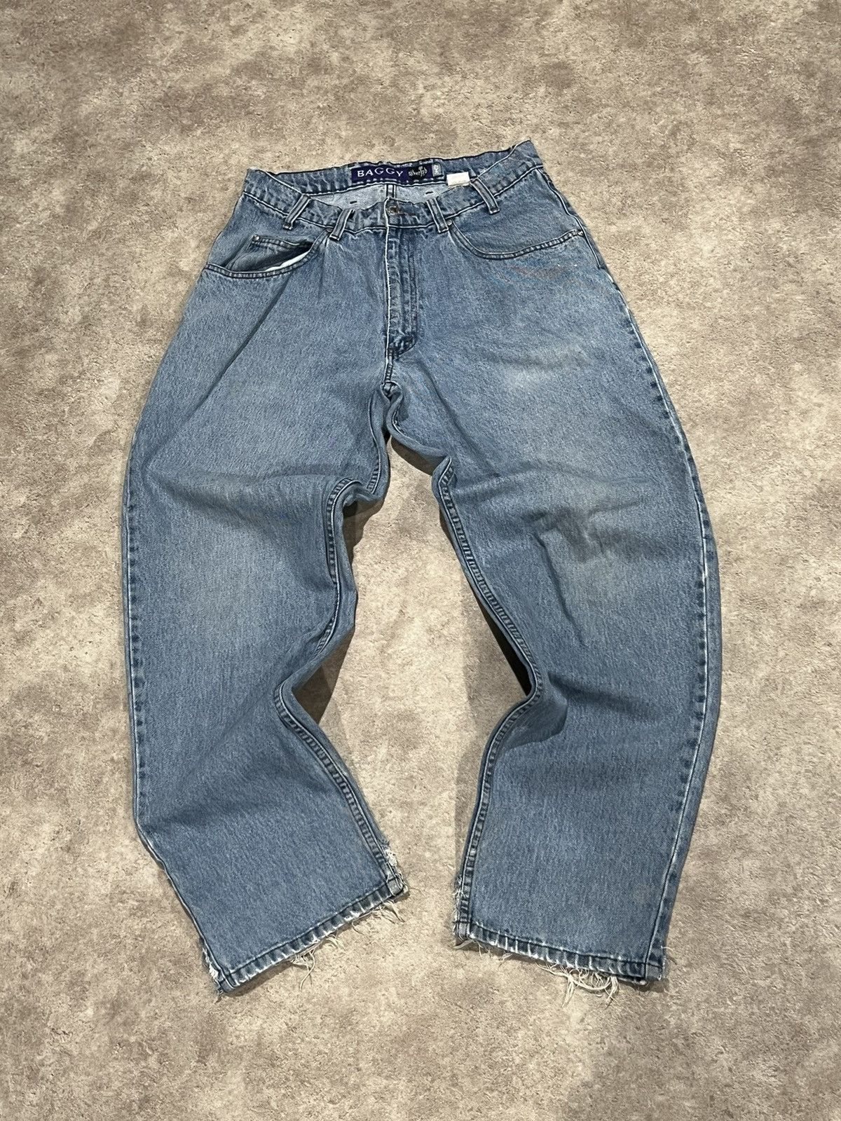 Levi's × Levi's Vintage Clothing × Vintage Baggy SilverTab Vintage Distressed Levis Size US 32 / EU 48 - 2 Thumbnail