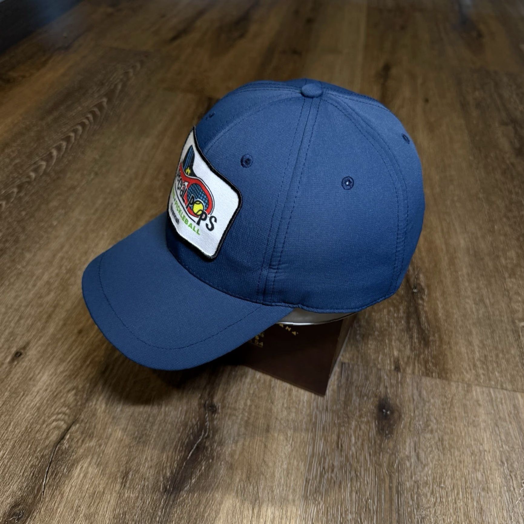 Vintage Special Pops Tennis Pickleball Hat Navy Blue Performance Savannah Georgia Cap America Golf Hat Mens One Size Blue Adjustable Breathable Polyester Size ONE SIZE - 2 Thumbnail