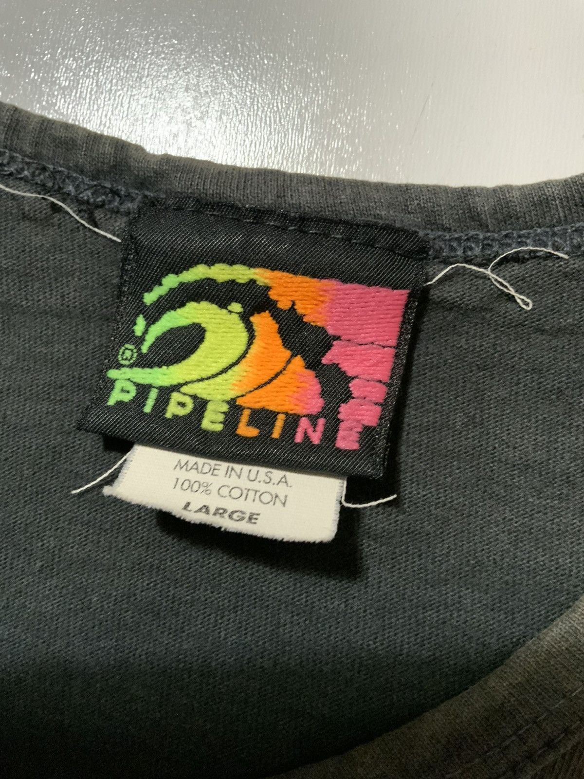 Vintage Vintage 90s Pipeline Push The Limits Surf Tank Top Shirt Size US L / EU 52-54 / 3 - 5 Thumbnail