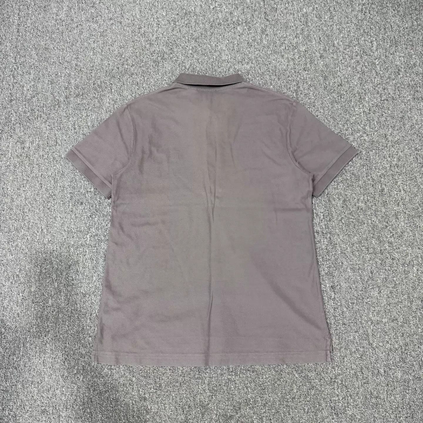 Burberry Burberry Gray TB Logo Embroidered S/S Polo M Size US M / EU 48-50 / 2 - 2 Thumbnail
