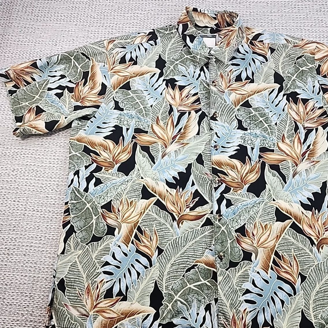ALOHAS VINTAGE Cooke Street Honolulu Hawaiian Shirt Mens 2XL Cotton Lawn Aloha Floral Casual Size US XXL / EU 58 / 5 - 3 Thumbnail