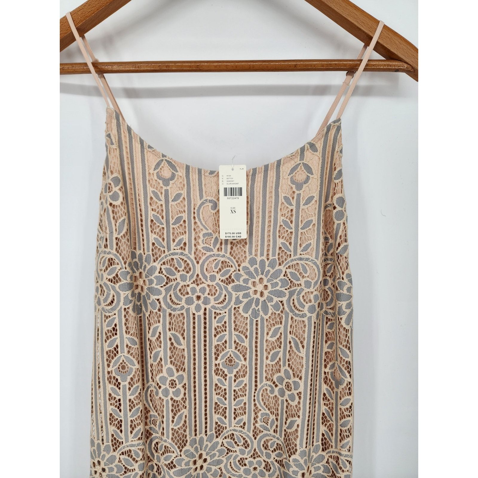 Anthropologie Anthropologie Eri + Ali Twilight Lace Dress Nude Ivory XS Size XS / US 0-2 / IT 36-38 - 6 Thumbnail