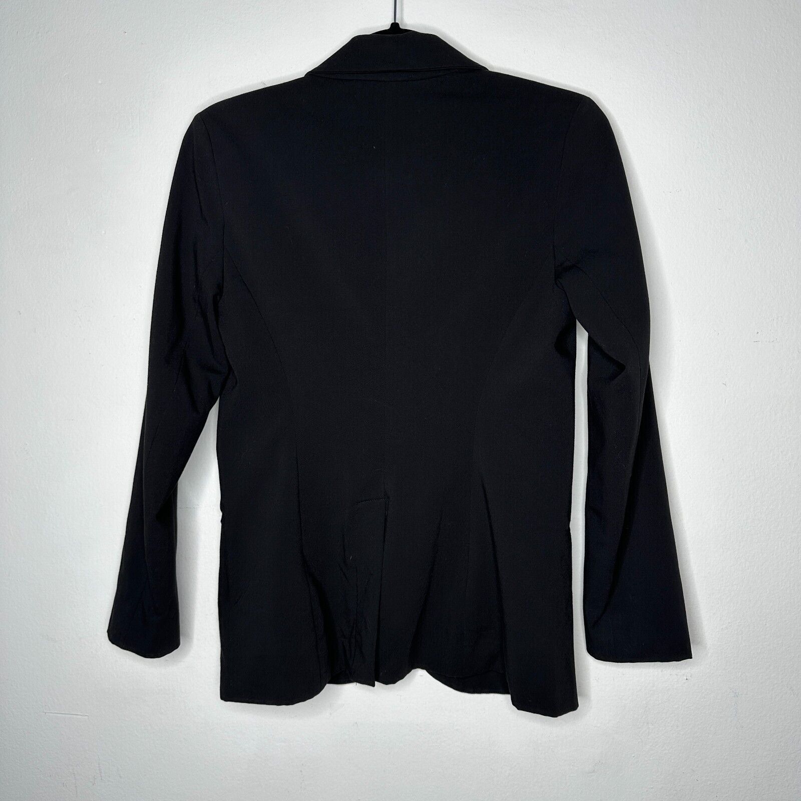Mossimo Mossimo Jet Black One Button Welt Pocket Casual Blazer XS Size XS / US 0-2 / IT 36-38 - 4 Thumbnail