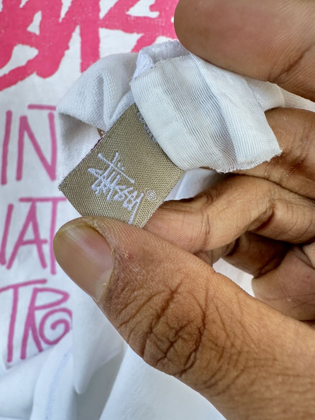 Stussy Distressed Stussy International Tribe Tee Size US M / EU 48-50 / 2 - 7 Thumbnail