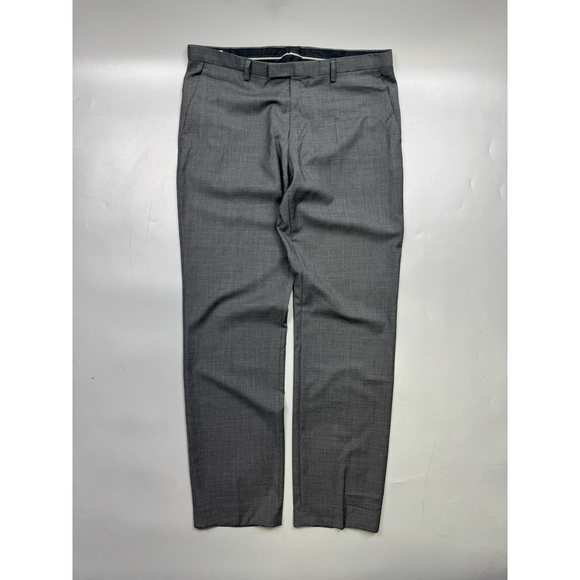 Hugo Boss Hugo Boss Mint Gray Wool Two Piece Suit (Y1274) Size 42R - 12 Thumbnail