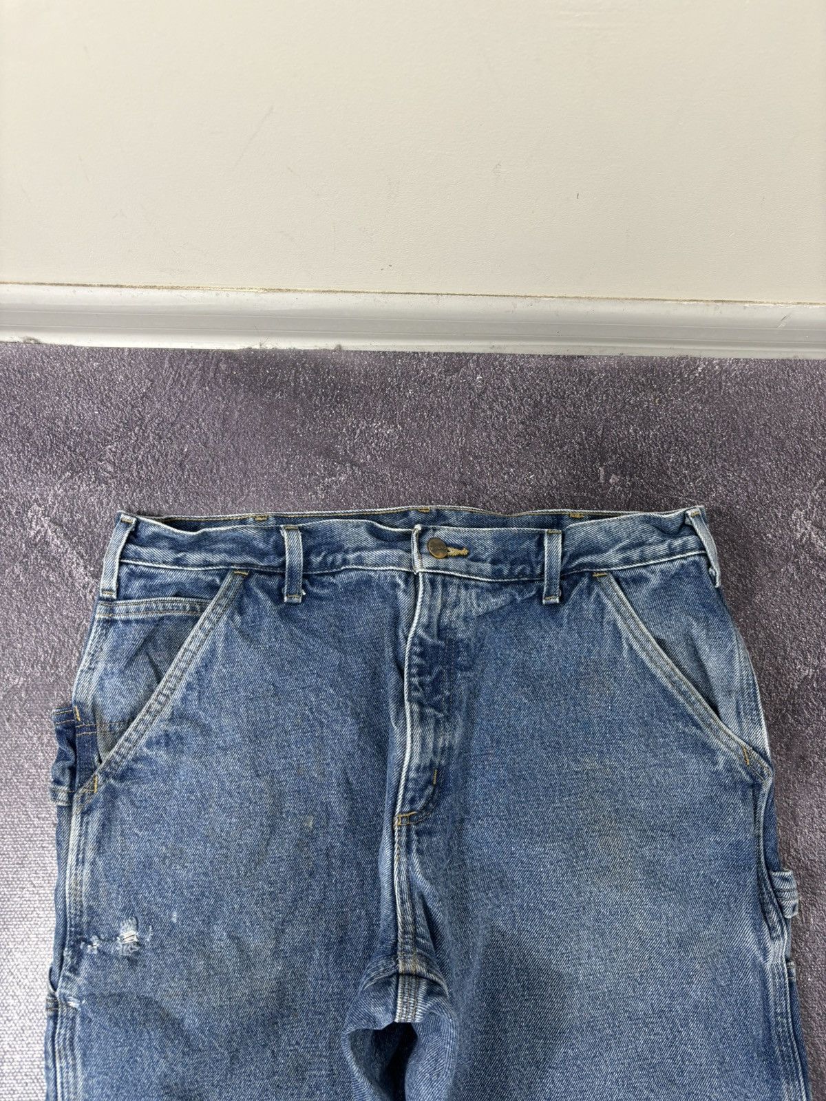 Carhartt Vintage Carhartt USA Workwear Insulated Denim Baggy Jeans Size US 36 / EU 52 - 15 Thumbnail