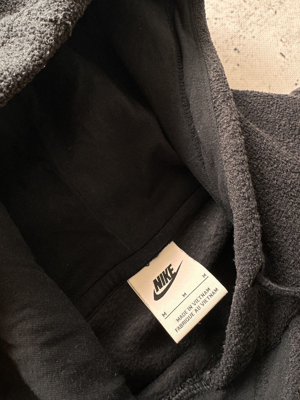 Nike × Vintage NIKE TEDDY VINTAGE CENTER LOGO OVERSIZE BOXY HOODIE Size US M / EU 48-50 / 2 - 5 Thumbnail