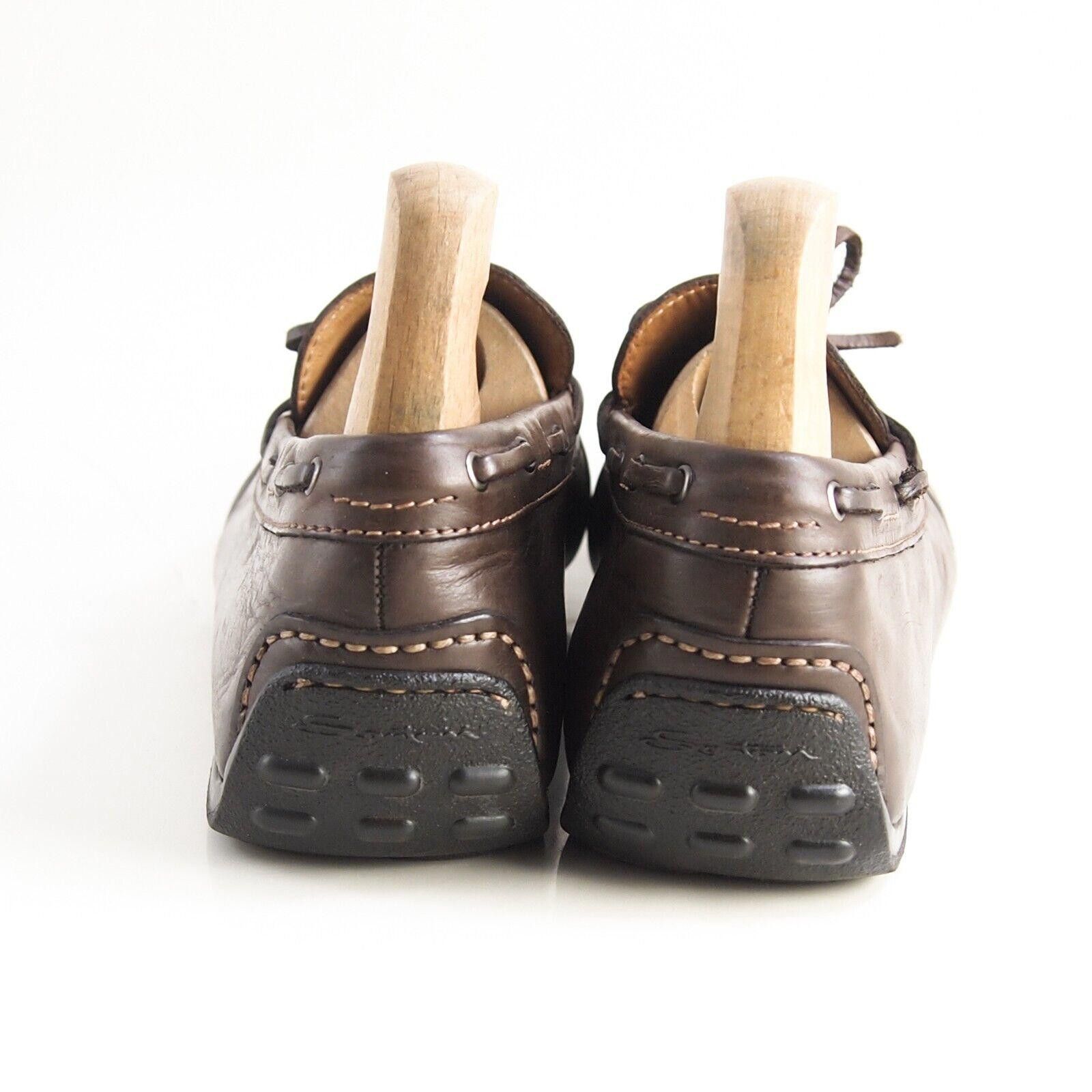 Santoni Santoni Driving Loafers Brown Leather Size EU 43.5 F US 10.5 Size US 10.5 / EU 43-44 - 6 Thumbnail