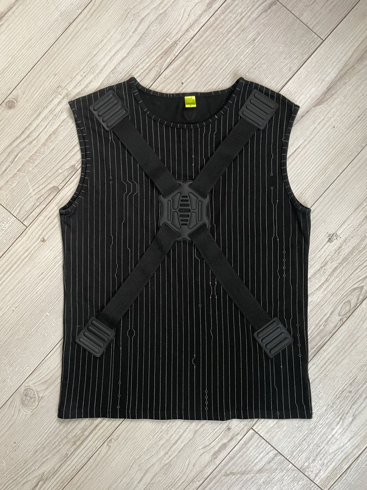 Japanese Brand × Vintage Cyberdog bondage reflective t shirt Size US M / EU 48-50 / 2 - 5 Thumbnail