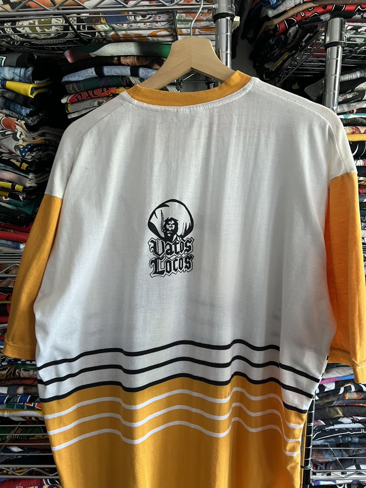 Homies 90s Vatos Locos Cholos Low Riders Chicano Tee Size US XXL / EU 58 / 5 - 2 Thumbnail