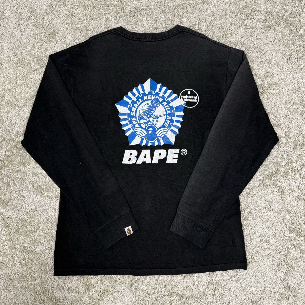 Bape Bape Long Sleeve Tee Size US XL / EU 56 / 4 - 3 Thumbnail