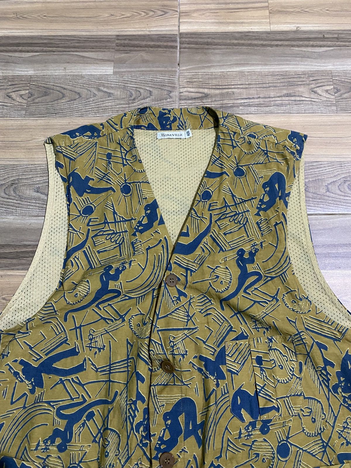 C.P. Company ARCHIVE BONEVILLE MASSIMO OSTI VEST SAXOPHONE VERY RARE Size US L / EU 52-54 / 3 - 3 Thumbnail
