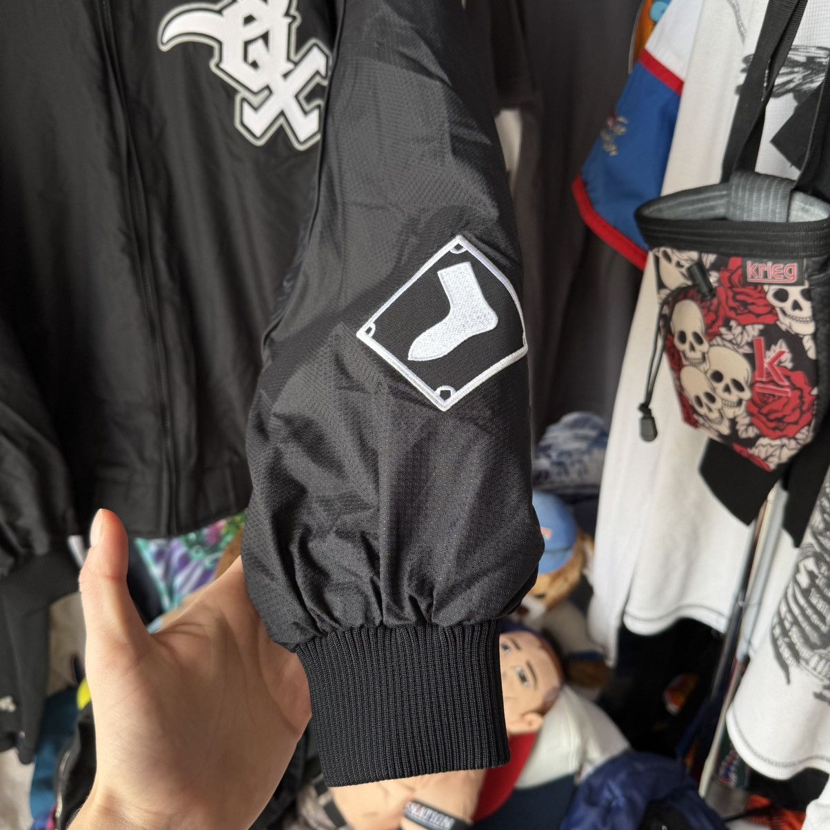 MLB × Majestic × Vintage Chicago White Sox Majestic Vintage MLB Jacket Track Dugout Size US XL / EU 56 / 4 - 3 Thumbnail