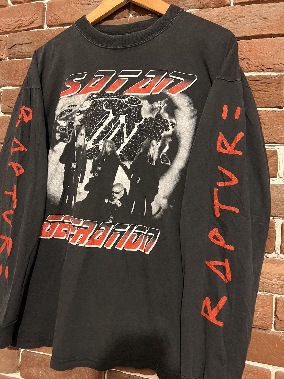 Band Tees 90s Impaled Nazarene Satan Generation Vintage Metal Band Tee Size US XL / EU 56 / 4 - 6 Thumbnail