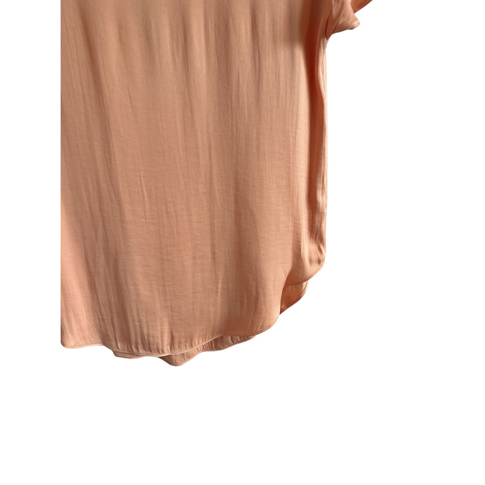 Other RESET Orange Short Sleeve V-Neck Lightweight Slip On Blouse Size S / US 4 / IT 40 - 13 Thumbnail