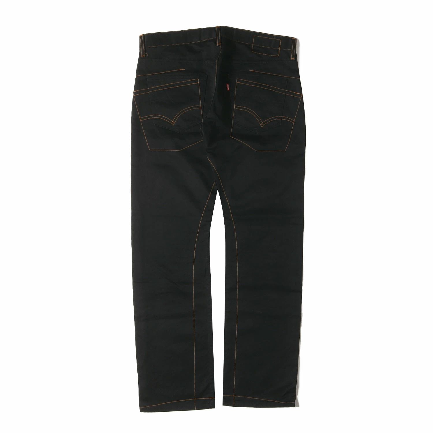 Comme des Garcons Pants Stitchwork Cotton Pants Jeans Zipper Plain Black Size US 33 - 2 Thumbnail