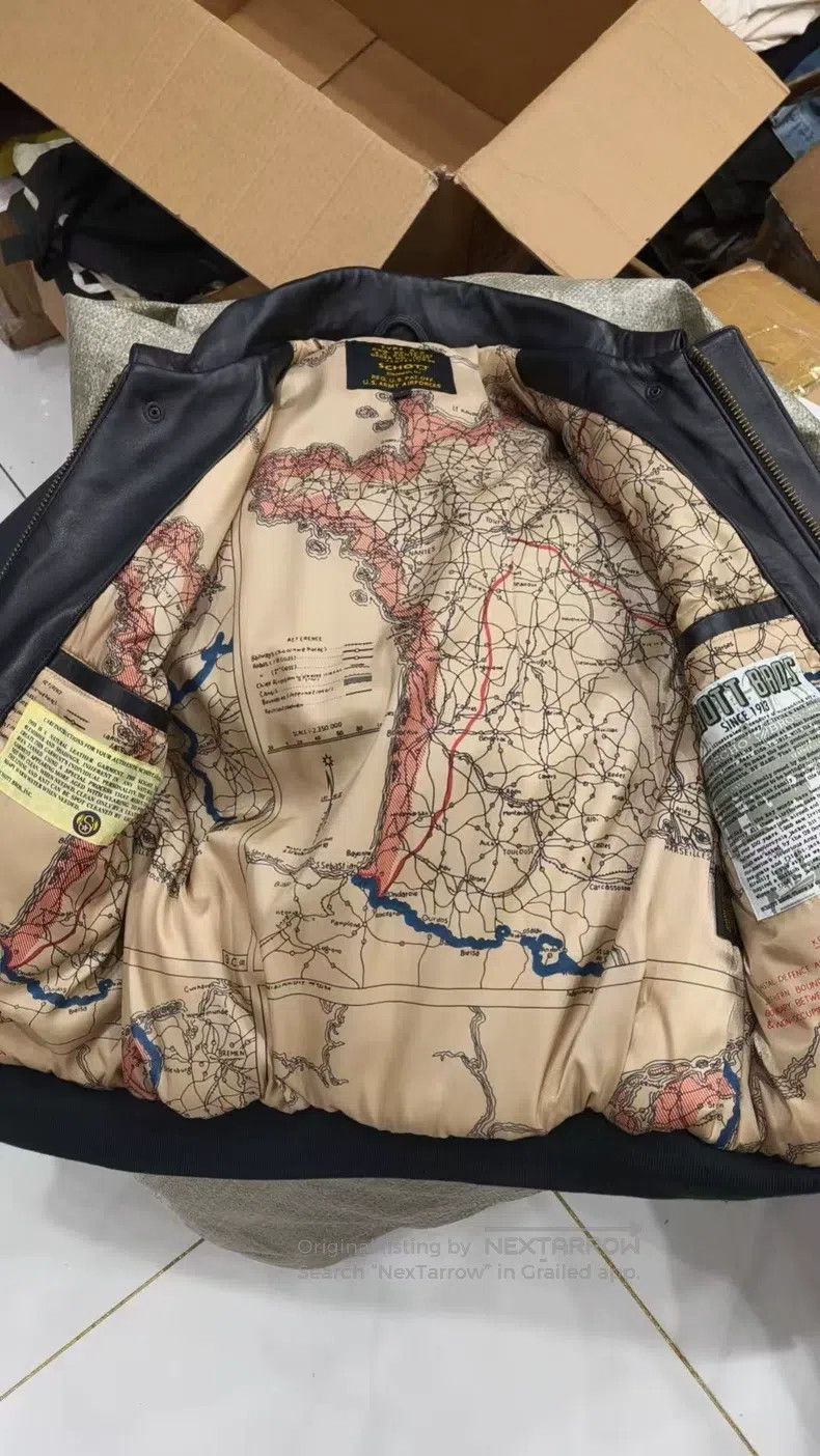 Other Classic American A2 Air Force flight leather jacket Size US M / EU 48-50 / 2 - 4 Thumbnail