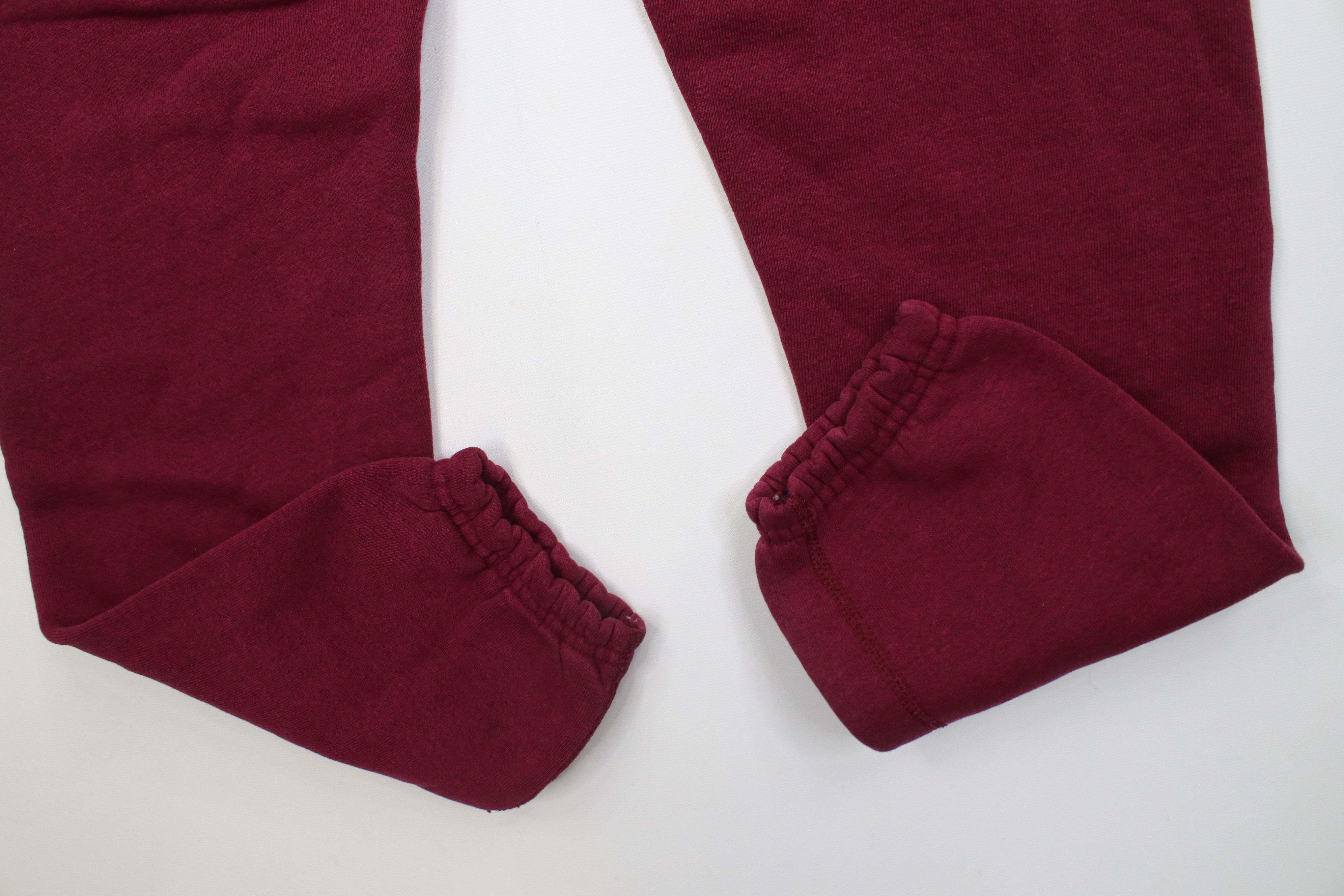 Vintage Vintage 70s 80s Heavyweight Sweatpants Joggers Maroon USA Size US 36 / EU 52 - 5 Thumbnail