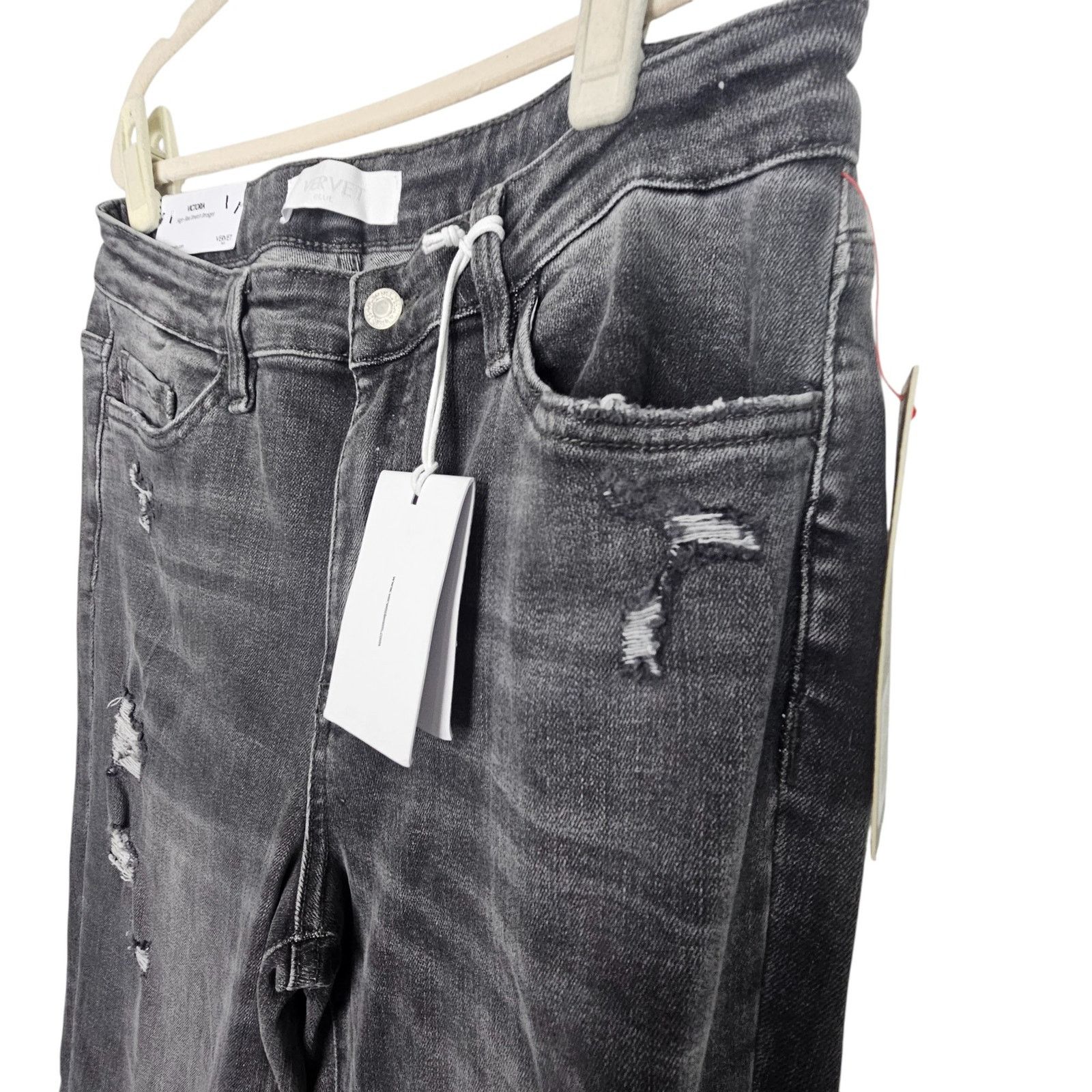 Velvet Vervet Flying Monkey Womens Victoria Straight Leg Jeans Size 30" / US 8 / IT 44 - 5 Thumbnail