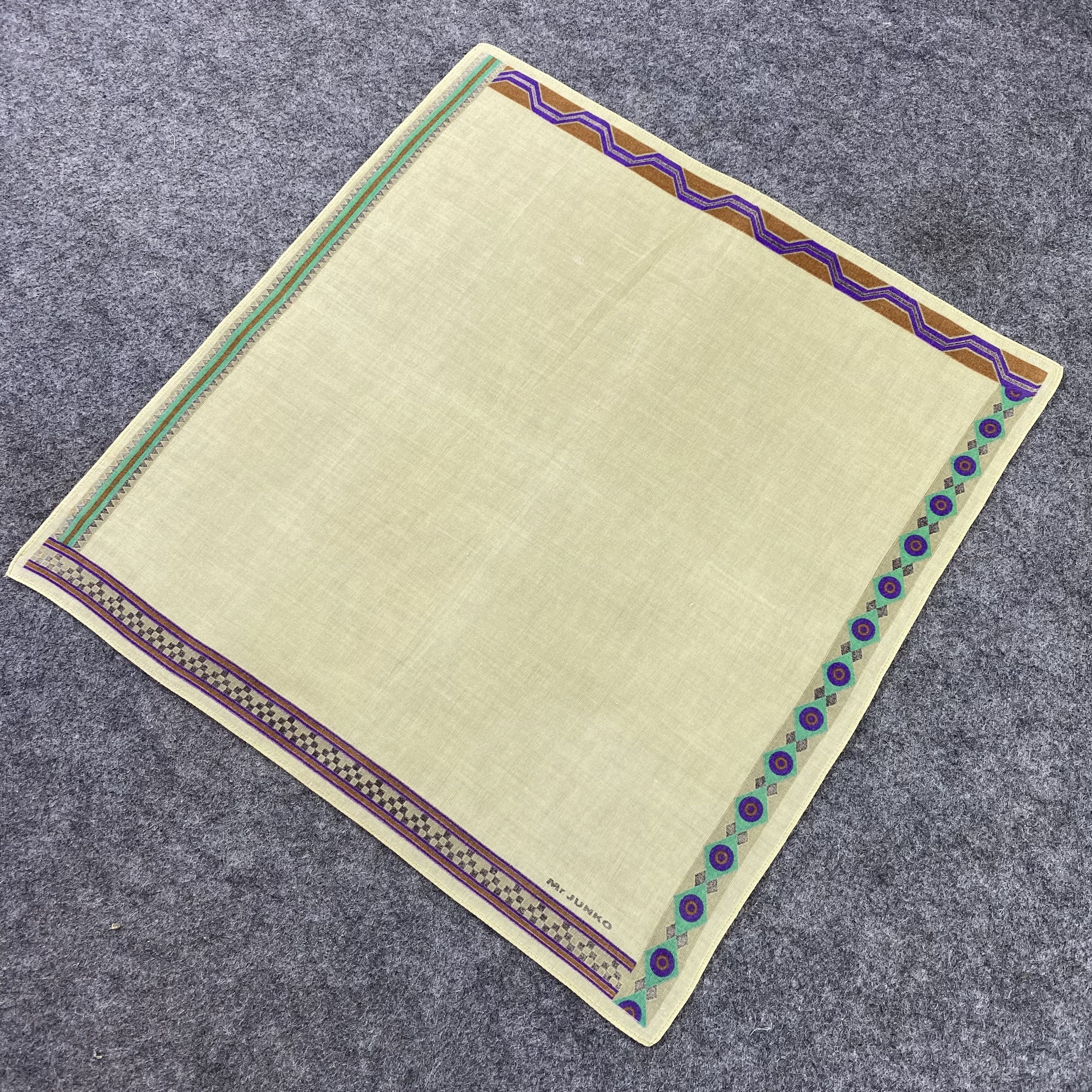 Japanese Brand Mr. Junko Handkerchief / Bandana / Neckerchief -B760 Size ONE SIZE - 4 Thumbnail
