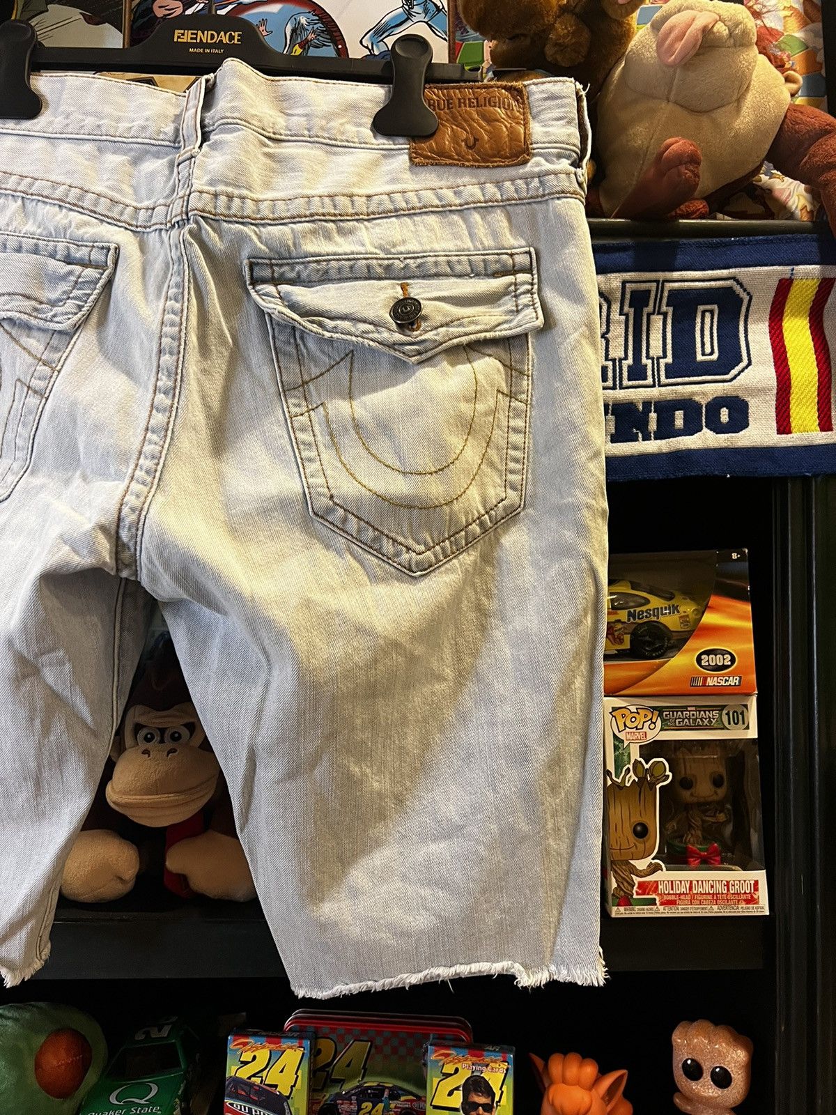 True Religion × Vintage Y2K True Religion Ricky Jorts (Jean Shorts) Size US 38 / EU 54 - 5 Thumbnail