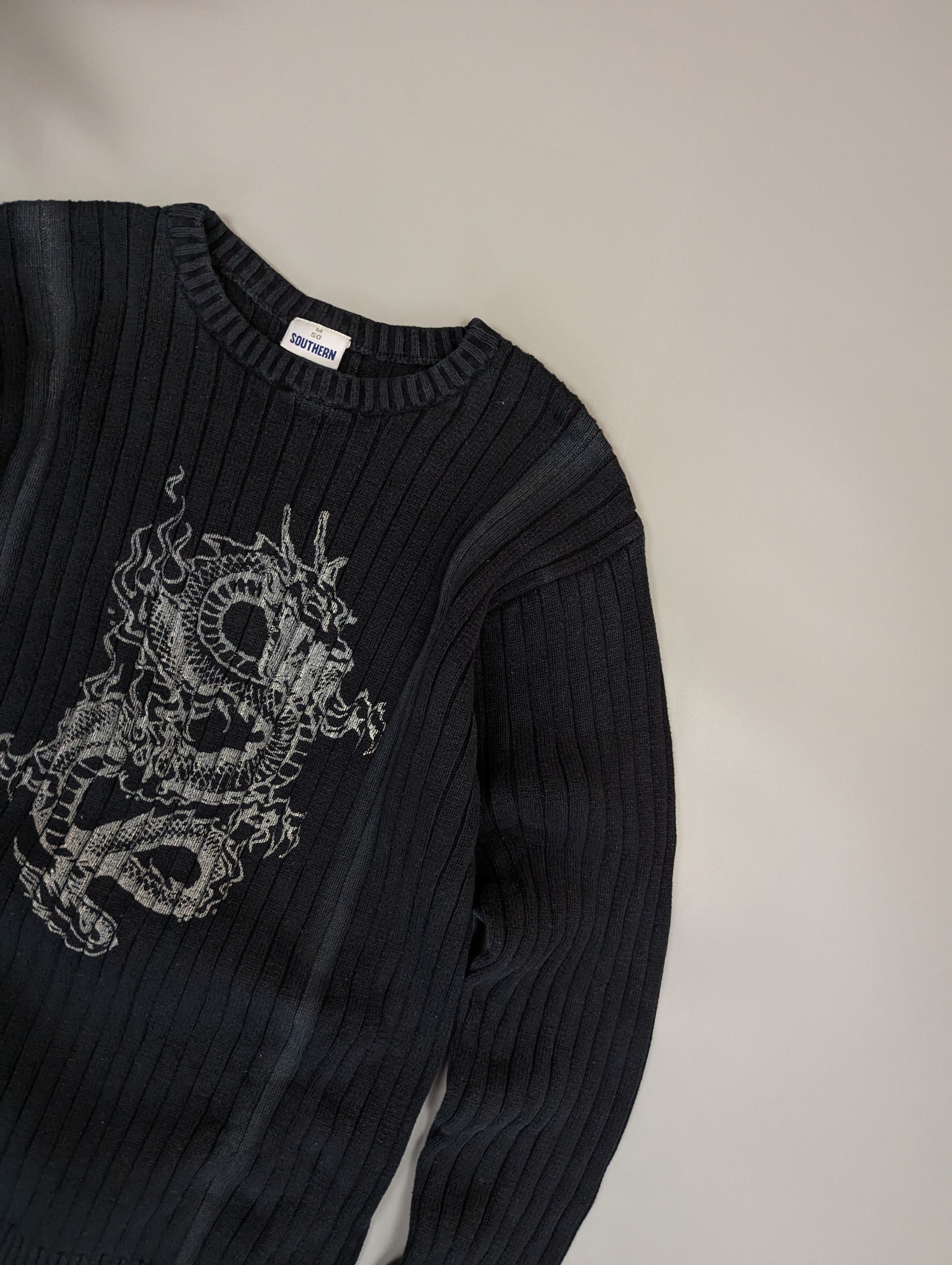 Japanese Brand VTG Japanese Dragon Sweatshirt Distressed Faded Southern M Size US M / EU 48-50 / 2 - 3 Thumbnail