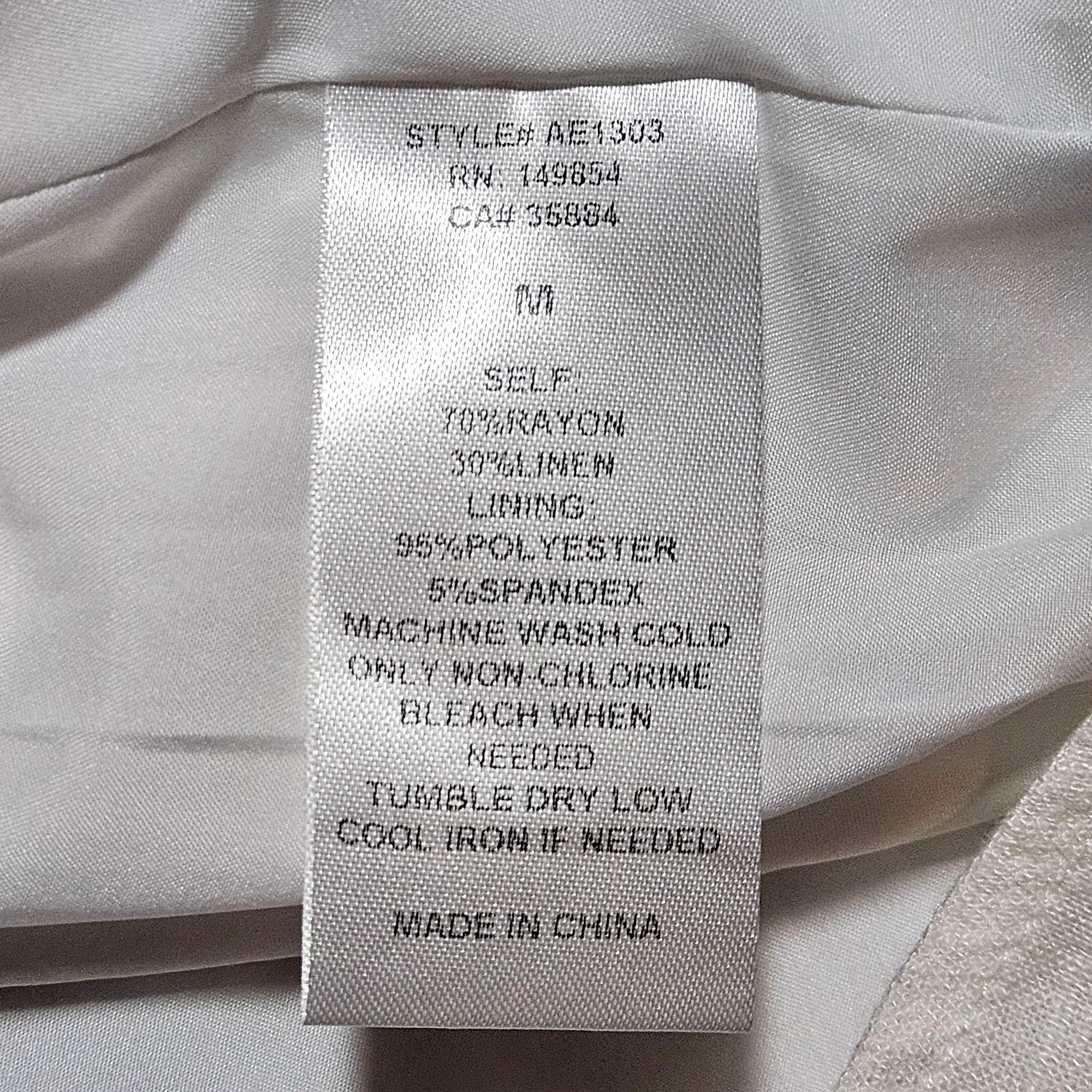 Other Sadie & Sage M White Womens Mini Dress Ruched Straps Cottage Size M / US 6-8 / IT 42-44 - 10 Thumbnail