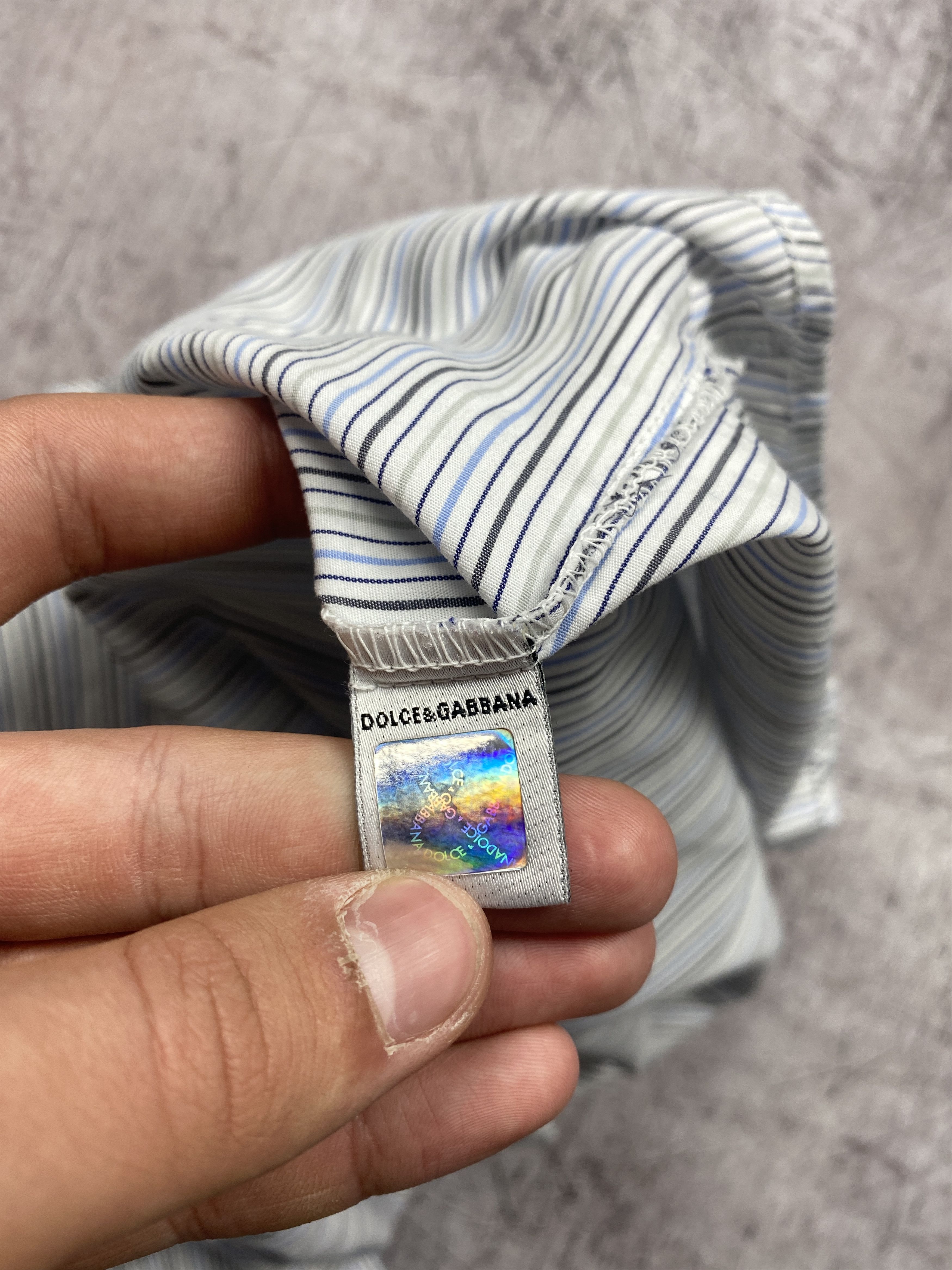 Dolce & Gabbana × Vintage Dolce & Gabbana Vintage Luxury long sleeve shirt Size US L / EU 52-54 / 3 - 6 Thumbnail