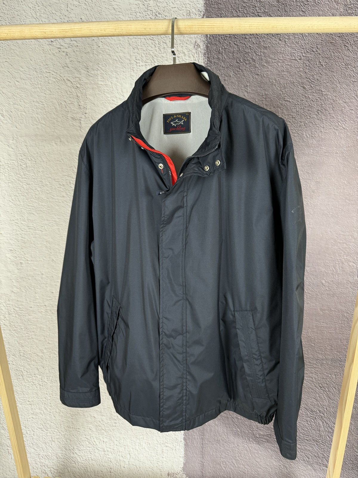 Paul & Shark Paul & Shark navy blue nylon jacket Size US XXL / EU 58 / 5 - 9 Thumbnail