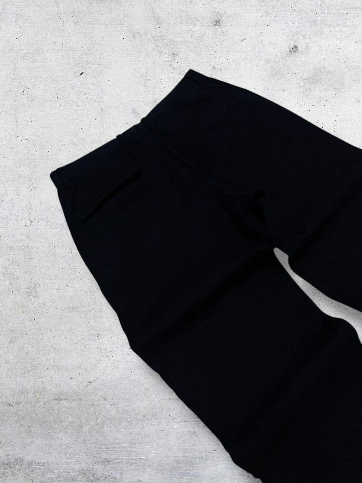 Yohji Yamamoto VINTAGE YOHJI YAMAMOTO JAPAN DESIGNER 90S DISTRESSED PANT Size US 29 - 15 Thumbnail