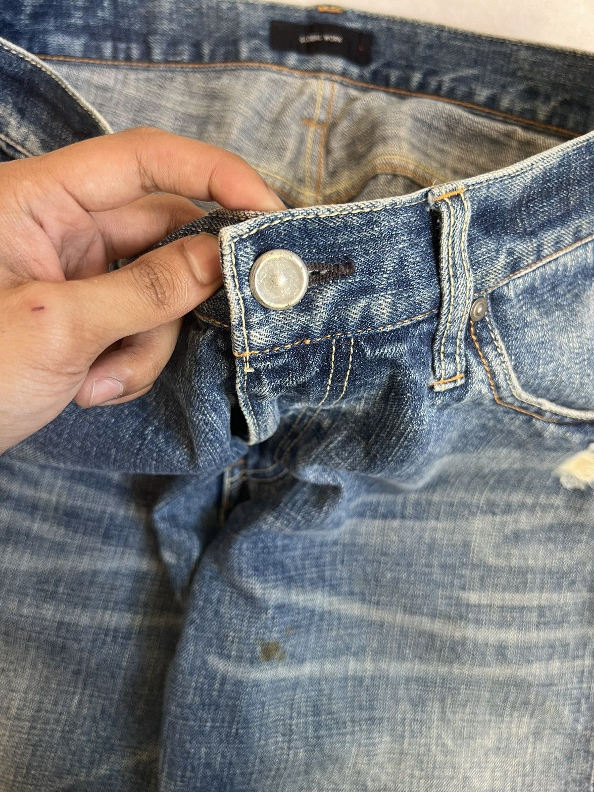 Global Work Paint Splatter Global Work Selvedge Denim Inspire By Kapital Size US 33 - 9 Thumbnail