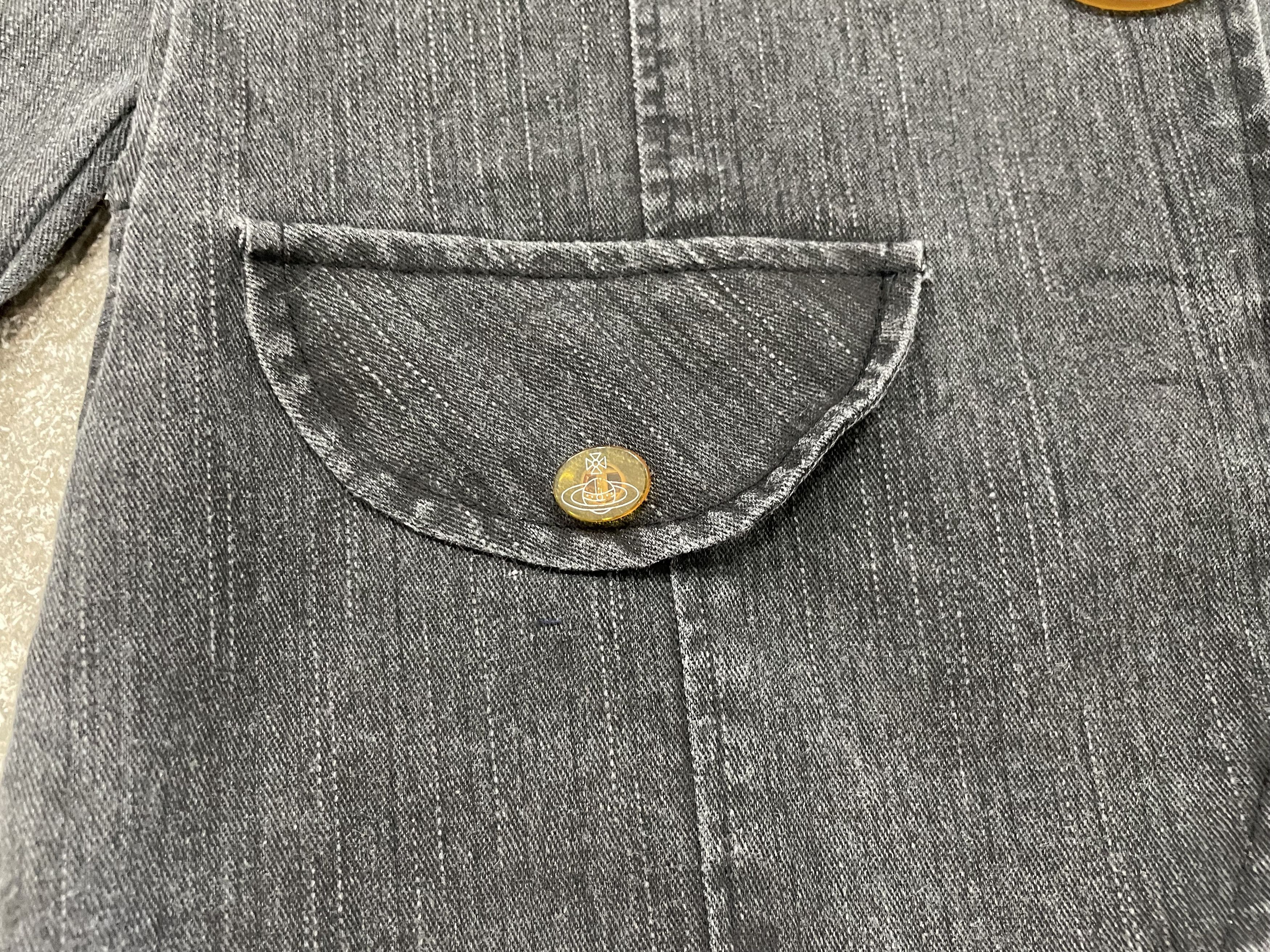 Vivienne Westwood Vivienne Westwood Red Label Denim Blazer - Y2k Size M / US 6-8 / IT 42-44 - 7 Thumbnail