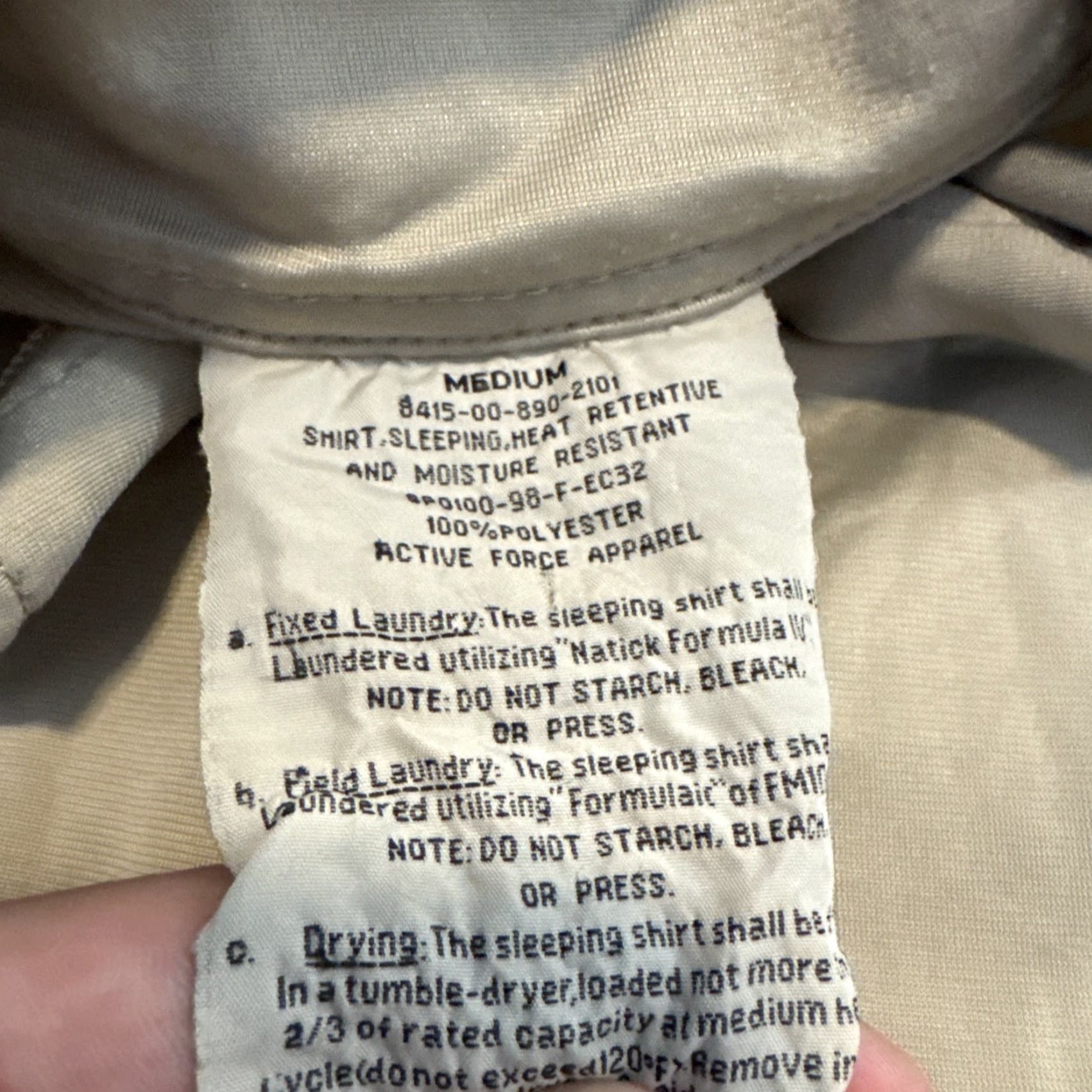 Vintage Active Force Apparel Shirt M Beige 1/4 Zip Thermal Lightweight All Seasons Cross Training Mens 80s 90s Classic Size US M / EU 48-50 / 2 - 4 Thumbnail