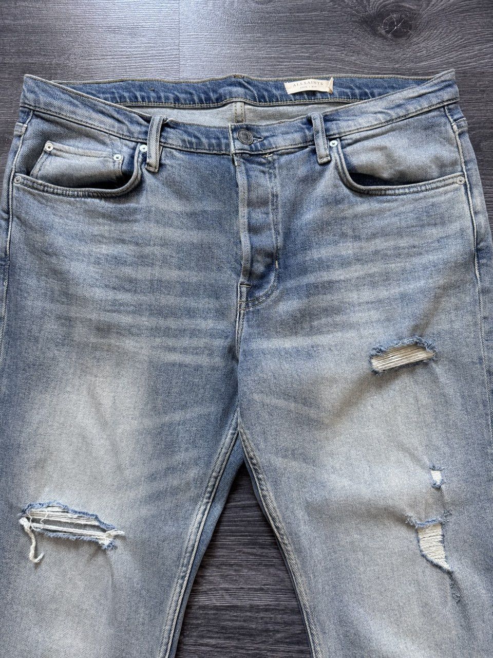 Allsaints Allsaints Denim Distressed Jeans Jack Damaged Size US 36 / EU 52 - 6 Thumbnail
