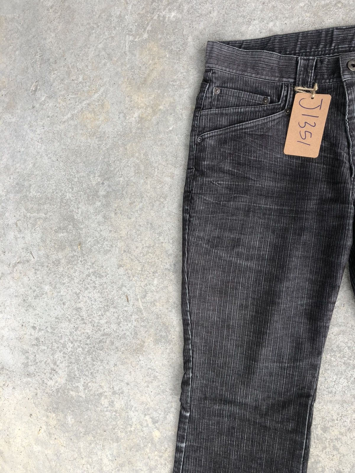 If Six Was Nine Japanese Male Flared Jeans Distressed Corduroy Size US 31 - 4 Thumbnail