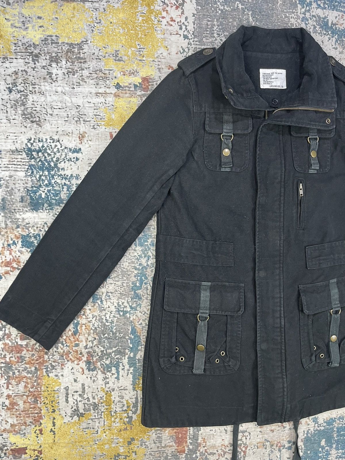Le Grande Bleu (L.G.B.) Lipstar Bondage Tactical Cargo Jackets Size XS / US 0-2 / IT 36-38 - 3 Thumbnail
