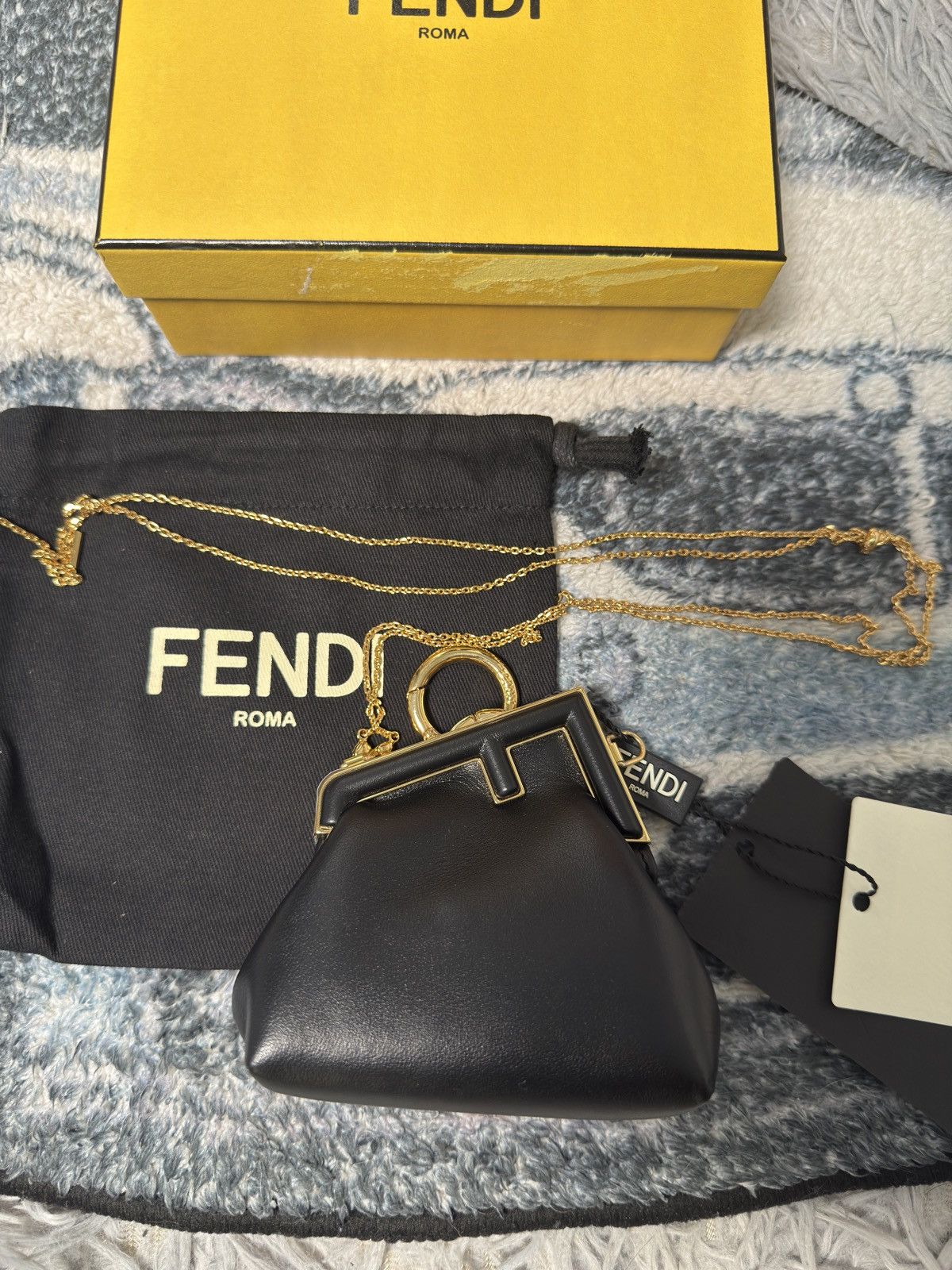 Fendi Fendi Nano First Black Size ONE SIZE - 2 Thumbnail