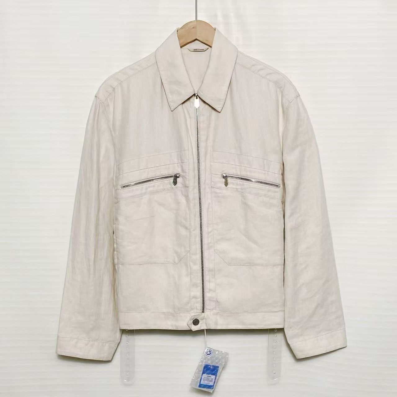Hermes Hermès Linen Jacket Coat Size US M / EU 48-50 / 2 - 1 Thumbnail