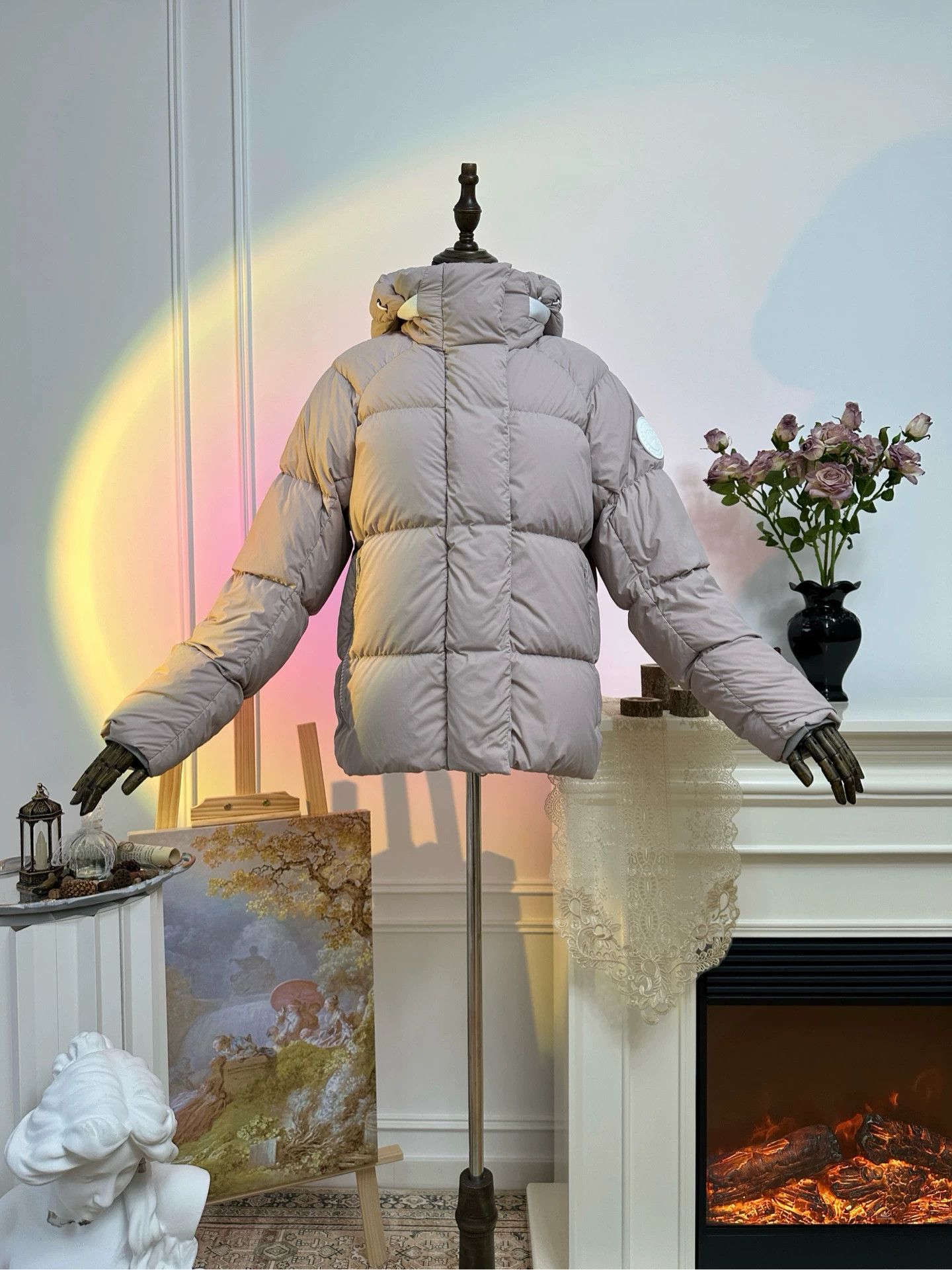 Canada Goose Canada Goose Pastel Junction Blush Short Puffer Size S / US 4 / IT 40 - 1 Thumbnail