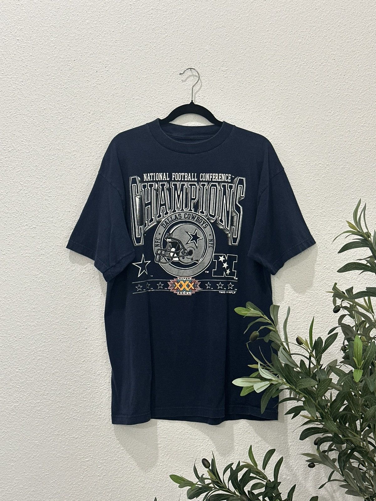 NFL Vintage 90s Dallas Cowboys 1996 Super Bowl XXX NFC Champions Size US XL / EU 56 / 4 - 1 Thumbnail