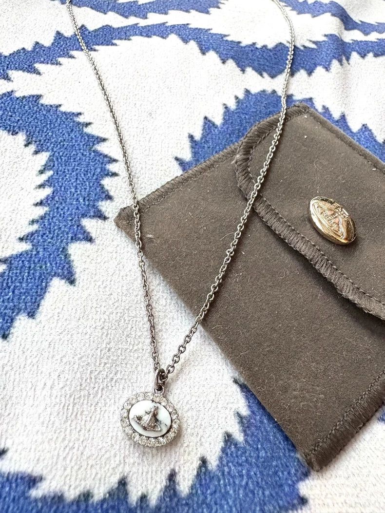Vivienne Westwood Marble Saturn Necklace