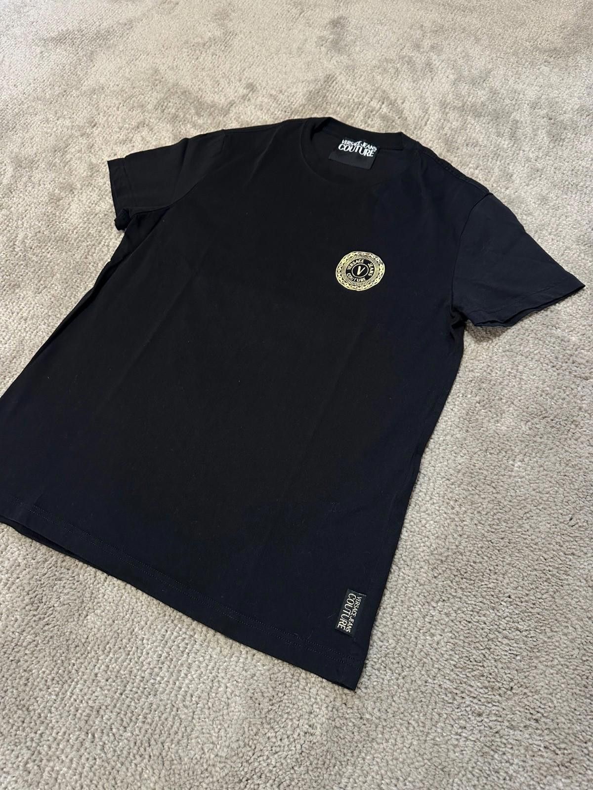 Versace Jeans Couture Versace Jeans Couture Logo T-Shirt Black Gold Size Larg Slim Size US L / EU 52-54 / 3 - 2 Thumbnail