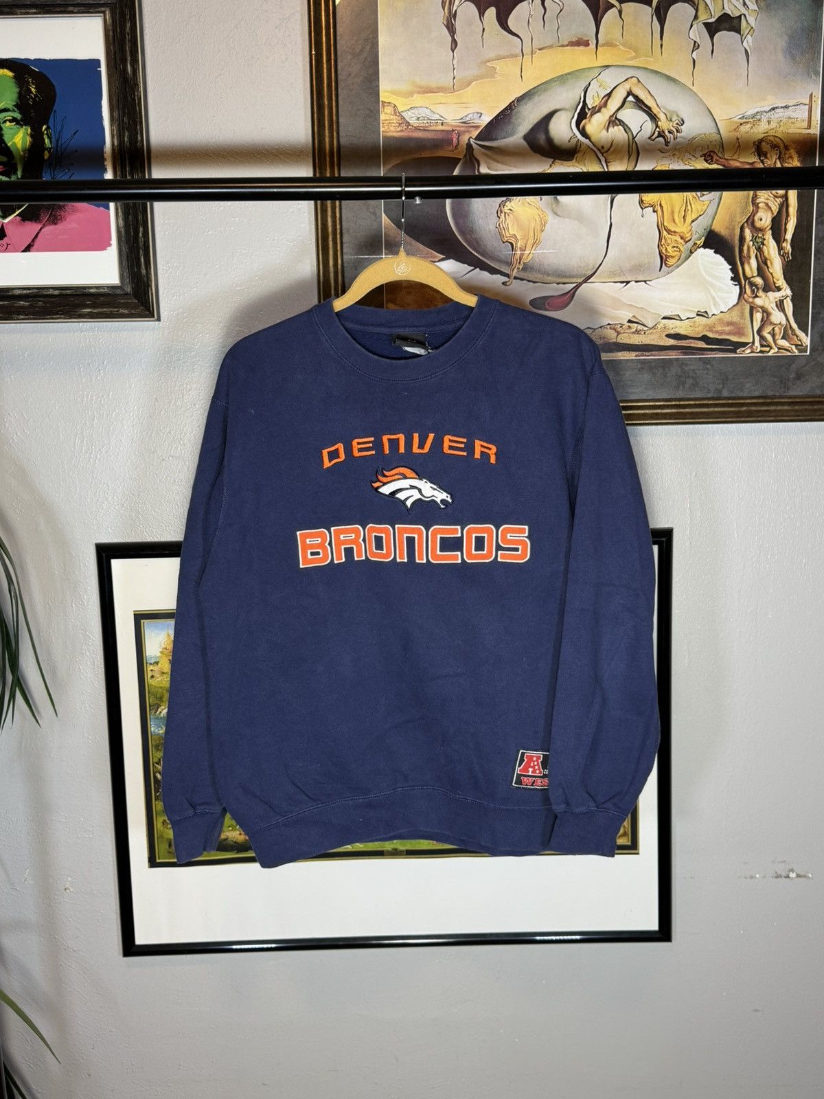 NFL Vintage Denver Broncos Sweatshirt Size US L / EU 52-54 / 3 - 1 Thumbnail
