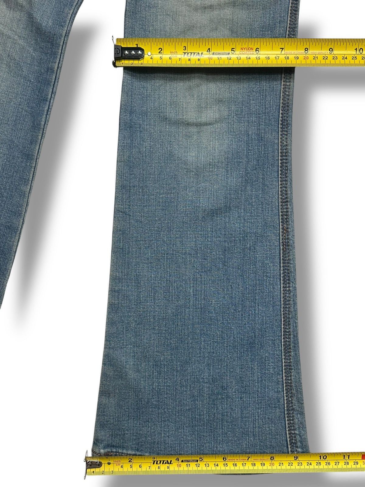 Japanese Brand Vintage Vibes with Palette United Flared Denim Faded Jeans Size US 27 - 18 Thumbnail