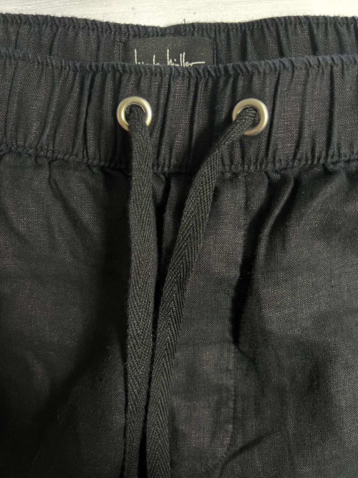 Japanese Brand × Nicole Miller Rare Pants 100% Linen Nikole Miller New York Jogger Size 32" / US 10 / IT 46 - 5 Thumbnail