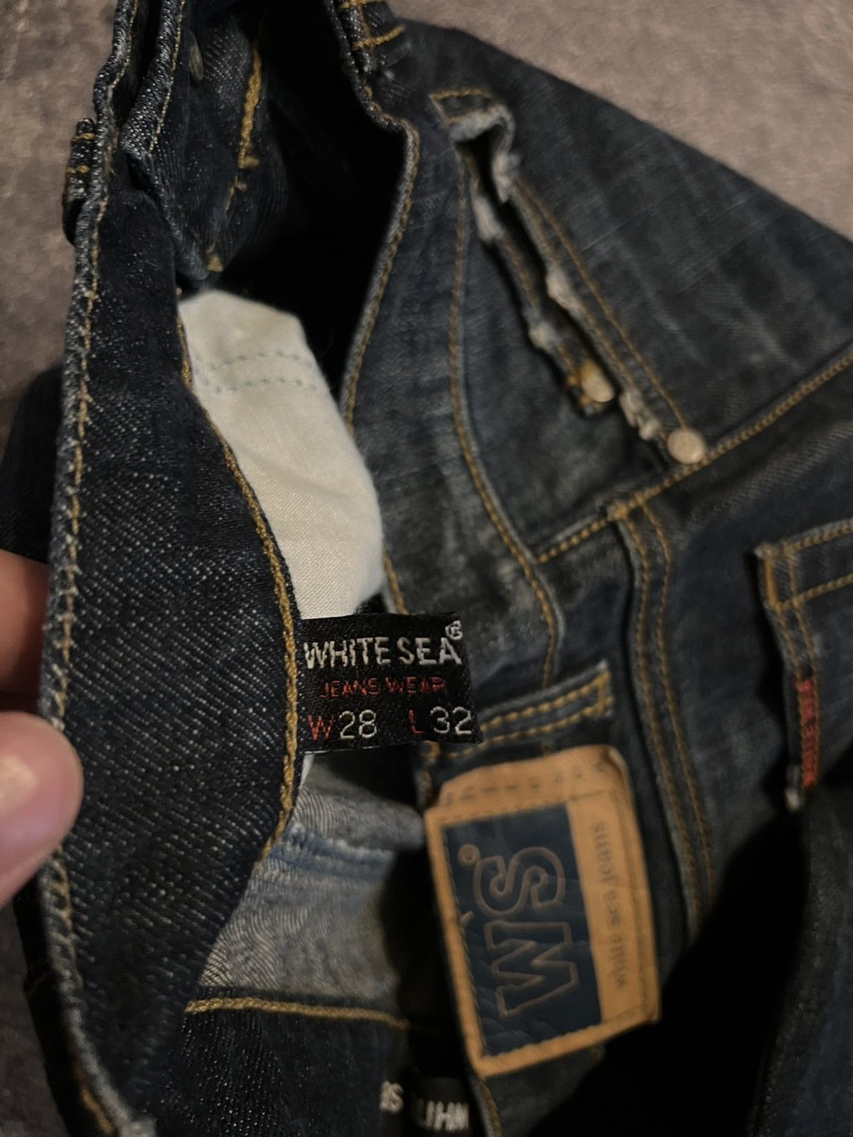 Vintage Japanese Grunge Heavyweight — Distressed Archive Slim Jeans Size US 32 / EU 48 - 8 Thumbnail