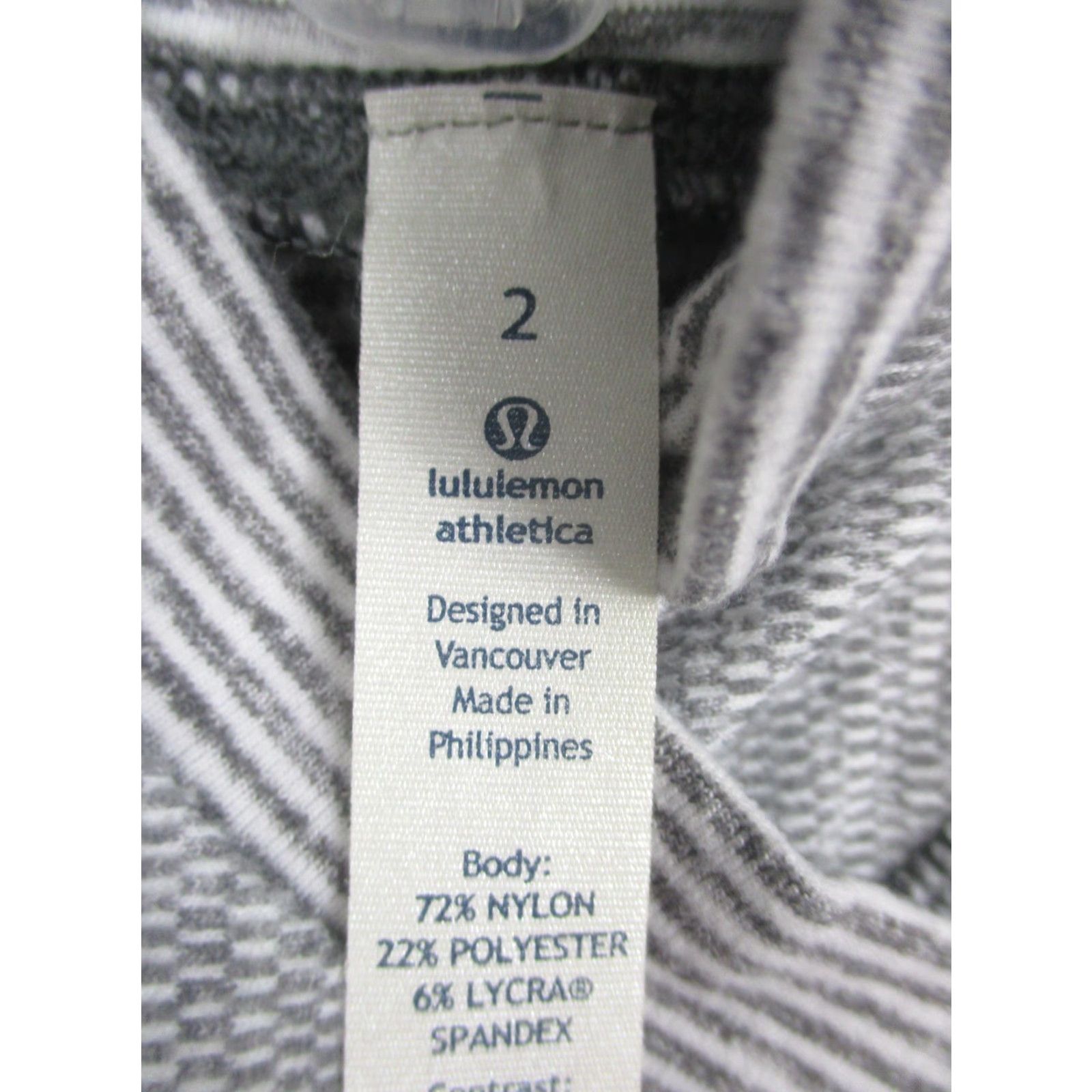 Lululemon Lululemon Hoodie Womens 2 Gray Stripe Cowl Neck Thumbholes Zip Pocket Shirt Adult Regular XS-XL? Size XS / US 0-2 / IT 36-38 - 3 Thumbnail